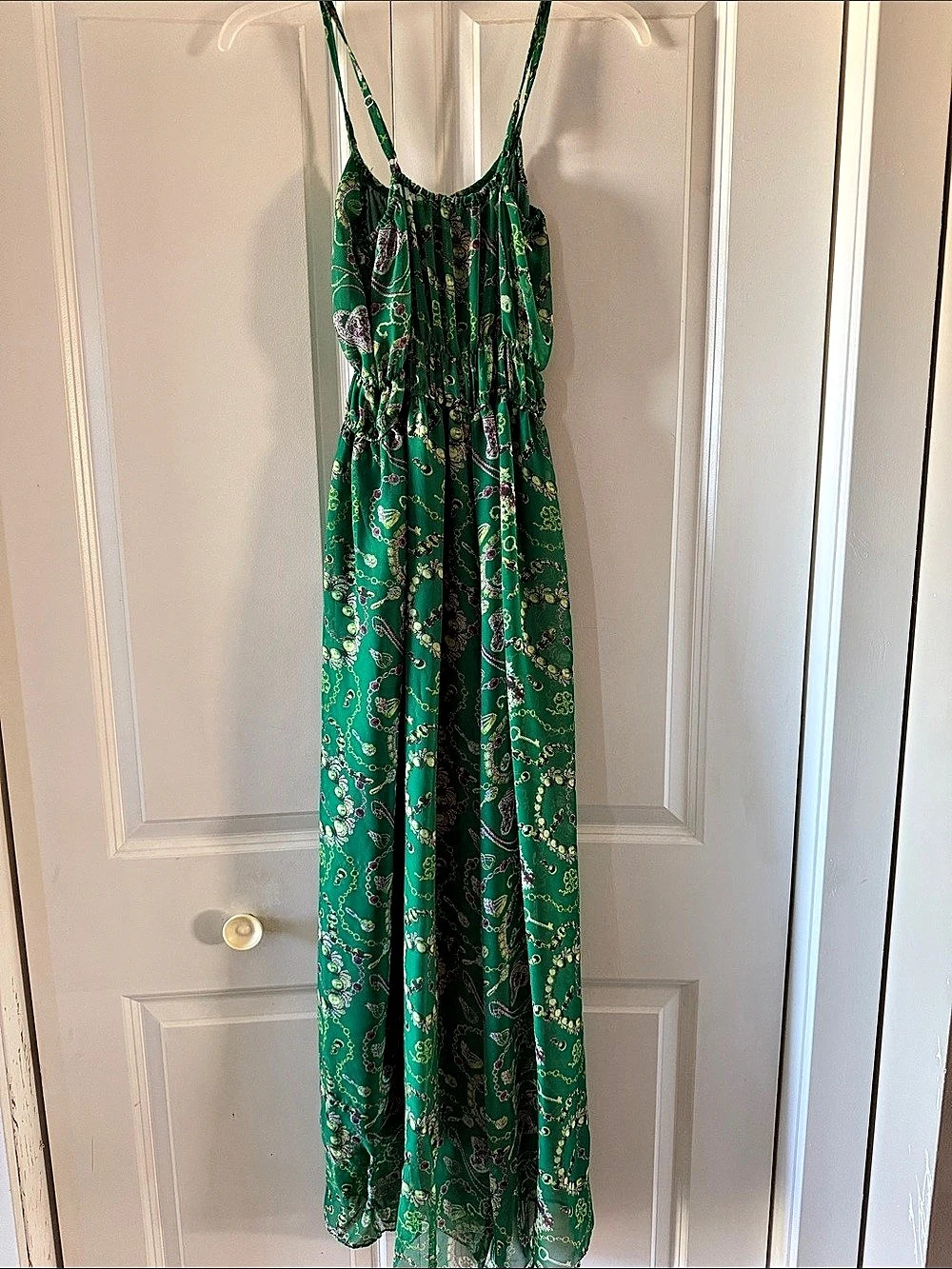 Gorgeous green romper.  Never worn